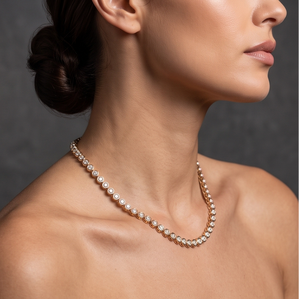 Classic Tennis Necklace / Collar