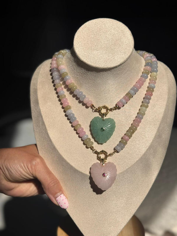Rainbow Natural Stone Necklace